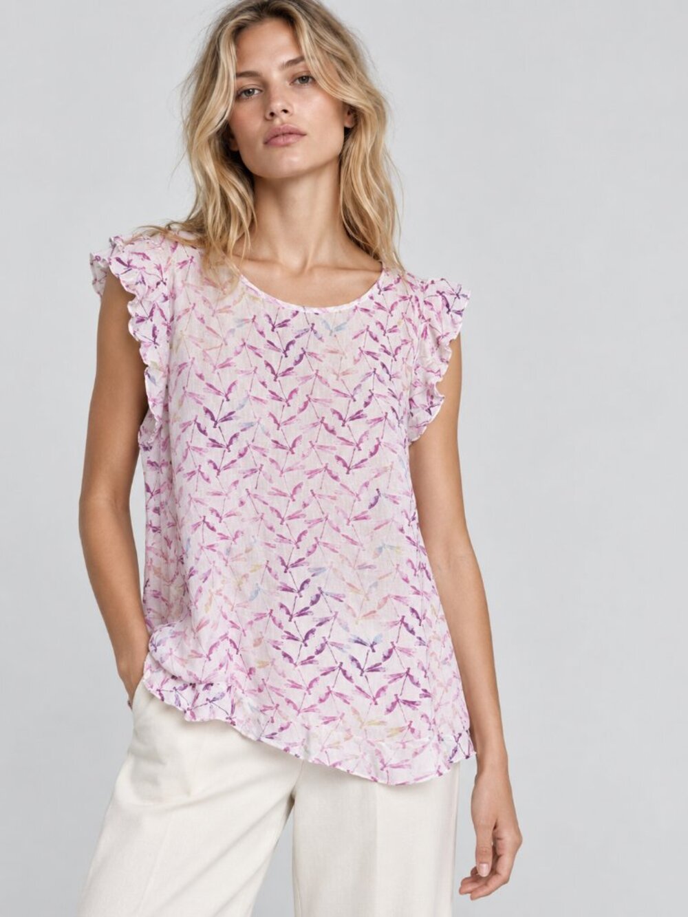 Joe Fresh Linen Blouse - Picture 1 of 7